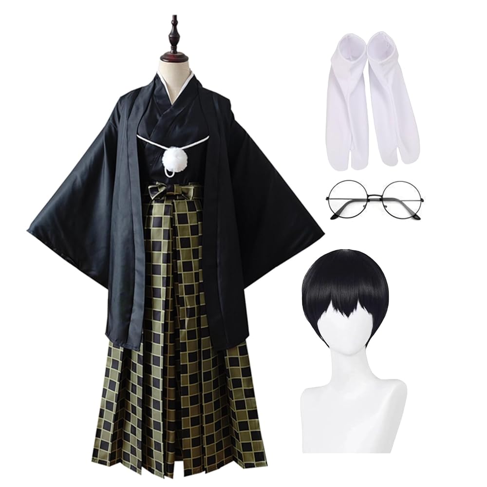 Amazon.co.jp: [HAOJEE] 志村新八コスプレ衣装 銀魂コスプレ